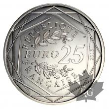 FRANCE-2013-25 EURO ARGENT-LAICITÉ