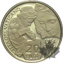 VATICAN-2014-20 EURO OR-PROOF