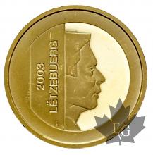 LUXEMBOURG-2003-5 EURO OR-PROOF