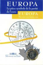 FRANCE-1999-EUROPA-1 EURO-6,55957 FRANCS-FDC-MONNAIE DE PARIS