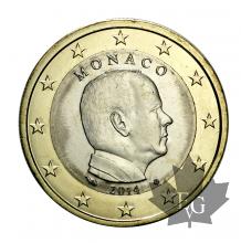 MONACO-2014-1 EURO-ALBERT II-FDC
