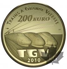 FRANCE-2010-200 EURO-GARE LILLE TGV-PROOF