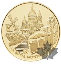 FRANCE-2002-20 EURO OR-MONTMARTRE-PROOF