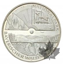 ALLEMAGNE-2005-10 EURO ARGENT-BAYERISCHER WALD-FDC