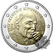 FRANCE-2016-2 EURO-François Mitterrand-FDC