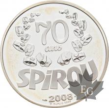 FRANCE-2008-1-EURO-1/2-SPIROU-PROOF-BE