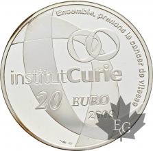 FRANCE-2009-20-Euro-PIEFORT-Institut-Curie-PROOF-BE