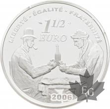 FRANCE-2006-1-Euro-1/2-PAUL-CEZANNE-PROOF-BE