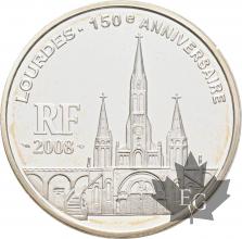 FRANCE-2008-1-Euro-1/2-LOURDES-PROOF-BE