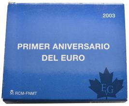 ESPAGNE-2003-10-Euro-8-Reales-RAPTO-DE-EUROPA-PROOF-BE