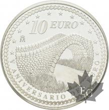 ESPAGNE-2007-10-Euro-V-Anniversaire-de-L&#039;Euro-PROOF-BE