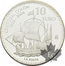 ESPAGNE-2006-10-EURO-COLOMBO-PINTA-PROOF-BE