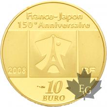 FRANCE-2008-10-EURO-TABLEAU-JAPONAIS-PROOF-BE