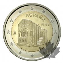 ESPAGNE-2017-2 EURO COMMEMORATIVE-Oviedo-FDC