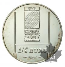 FRANCE-2007-1/4 EURO-COUP DU MONDE RUGBY-BU