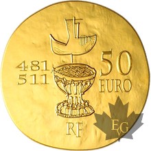 FRANCE-2011-50 EURO-CLOVIS-PROOF