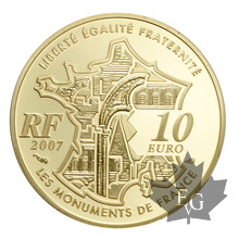 FRANCE-2007-10 EURO-LE PONT NEUF(1607)-PROOF