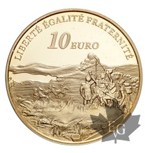 FRANCE-2005-10 EURO OR-BATAILLE D&#039;AUSTERLITZ-PROOF