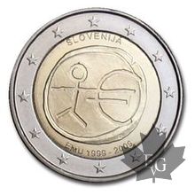 SLOVENIE-2009-2 EURO COMMEMORATIVE EMV