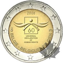 BELGIQUE-2008-2 EURO COMMEMORATIVE