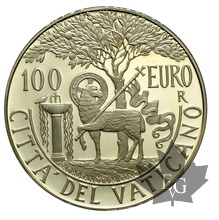 VATICAN-2018-100 EURO-PROOF-Très Rare