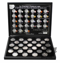 FRANCE-2012-Coffret avec 27 monnaies de 10 € des regions-FDC