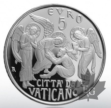 VATICAN-2019-5 EURO ARGENT-S. PIETRO-PROOF