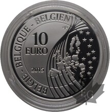 BELGIQUE-2015-10 EURO-BATAILLE DE WATERLOO-FDC