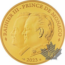 MONACO 50 € OR BE Centenaire Prince Rainier III 1923-2023