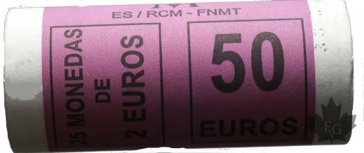 ESPAGNE-2011-2 EURO COMMEMORATIVE-ROULEAU