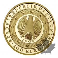 ALLEMAGNE-2002-A-100 EURO-PROOF