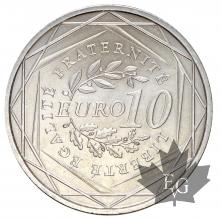 FRANCE-2009-10 EURO ARGENT-FDC-MONNAIE DE PARIS