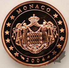 MONACO-2004-5 CENTIMES EURO-PROOF-BE