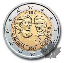 BELGIQUE-2011- 2 EURO COMMEMORATIVE
