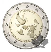 MONACO-2013-2 EURO COMMEMORATIVE-ONU