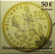 ITALIE-2013-50 EURO OR- RINASCIMENTO