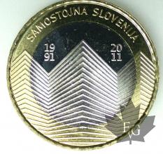 SLOVENIE-2011- 3 EURO COMMEMORATIVE