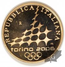 ITALIE-2005 - 20 € or - Jeux olympiques