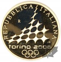 ITALIE-2006 - 50€ or - Jeux olympiques  2° émission