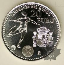 ESPAGNE-2010- 20 EURO Argent
