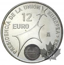 ESPAGNE-2002-12 EURO ARGENT