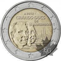 LUXEMBOURG-2012-2 EURO COMMEMORATIVE