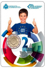 SAINT MARIN-2012- 2 EURO COMMEMORATIVE