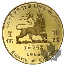 Ethiopie-50 dollars or - gold
