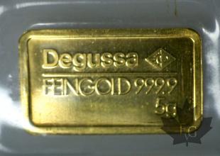 Suisse - lingot or - lingotto  oro - gold ingot - 5 g