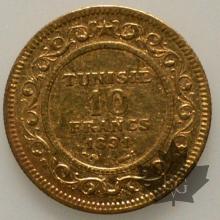 Tunisie - 10 Francs or gold- 1891