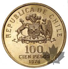 Chili-100 Pesos-Aniversario de la Liberacion