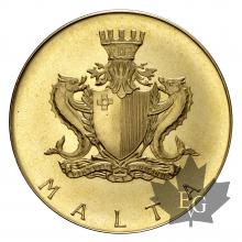 Malte-50 Pounds 1972-or- gold