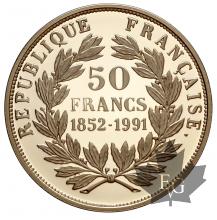 France-1991-50 Francs or- proof