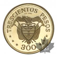 Colombie - 300 Pesos or - 1968